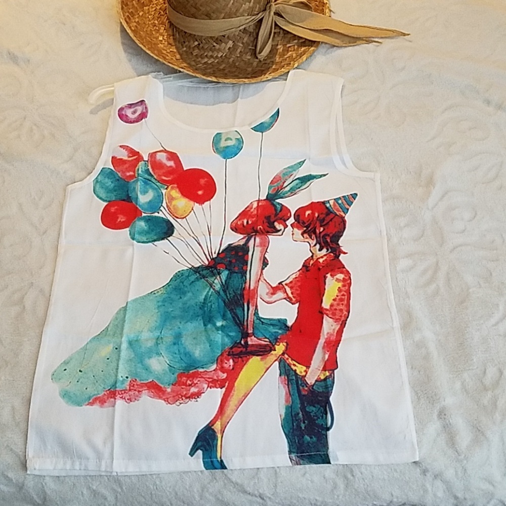 Light vibrant color blouses